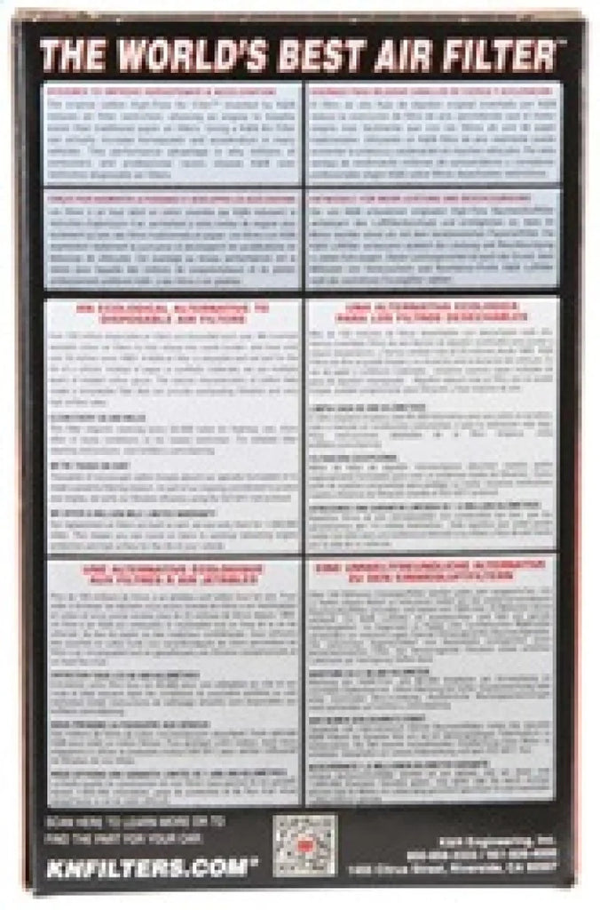K&N Universal Clamp-On Air Filter 2-7/16in FLG / 3-1/2in OD / 6in H - Additional View 6