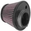 Load image into Gallery viewer, K&amp;N Universal Clamp-On Air Filter 2.375in Flg ID x 5.21875in B OD x 3.5in T OD x 3.75in H - Side View