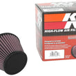 Load image into Gallery viewer, K&amp;N Universal Clamp-On Air Filter 2.375in Flg ID x 5.21875in B OD x 3.5in T OD x 3.75in H - Installation View