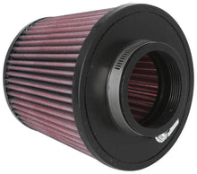 Load image into Gallery viewer, K&amp;N Universal Clamp-On Air Filter 2.75in Flange ID x 5.875in Base OD x 4.5in Top OD x 5in Height - Side View