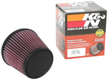 Load image into Gallery viewer, K&amp;N Universal Clamp-On Air Filter 2.75in Flange ID x 5.875in Base OD x 4.5in Top OD x 5in Height - Back View