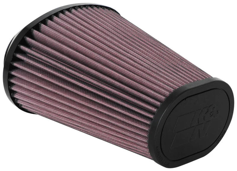 K&N Universal Clamp-On Air Filter 2.844x4.813in Flg ID x 6.5x4.75in B OD x 4.5x3.25in T OD x 7.5in H - Main Product View