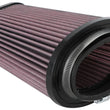 Load image into Gallery viewer, K&amp;N Universal Clamp-On Air Filter 2.844x4.813in Flg ID x 6.5x4.75in B OD x 4.5x3.25in T OD x 7.5in H - Side View
