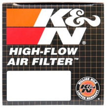 Load image into Gallery viewer, K&amp;N Universal Clamp-On Air Filter 2in FLG / 3-1/8in B / 2in T / 3in L - Back View