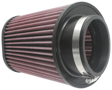Load image into Gallery viewer, K&amp;N Universal Clamp-On Air Filter 3-1/2in 10 Degree Flange 5-3/4in B 4-1/2in x 3-1/4in T 7in H - Side View