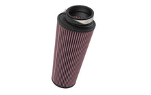 Load image into Gallery viewer, K&amp;N Universal Clamp-On Air Filter 3-1/2in FLG - 5-3/4in B - 12-1/8in H - Side View