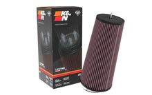 Load image into Gallery viewer, K&amp;N Universal Clamp-On Air Filter 3-1/2in FLG - 5-3/4in B - 12-1/8in H - Installation View