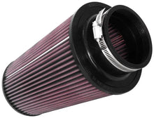 Load image into Gallery viewer, K&amp;N Universal Clamp-On Air Filter 3-1/2in FLG / 6in B / 4-1/2in T / 9in H - Side View