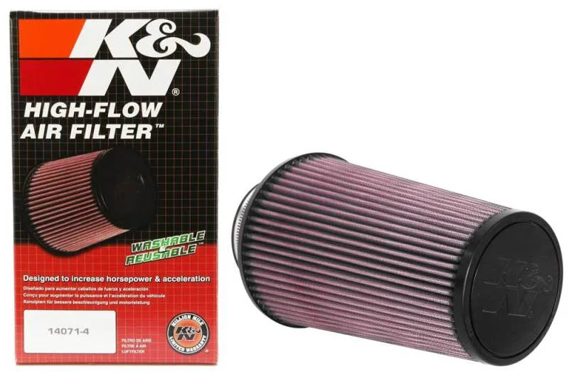 K&N Universal Clamp-On Air Filter 3-1/2in FLG / 6in B / 4-1/2in T / 9in H - Additional View 5