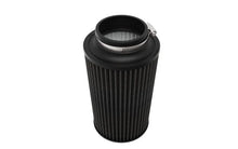 Load image into Gallery viewer, K&amp;N Universal Clamp-On Air Filter 3-1/2in Flange ID 6in Base 5-1/4in Top 9in Height - Side View