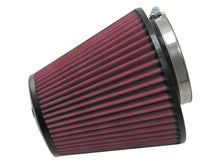 Load image into Gallery viewer, K&amp;N Universal Clamp-On Air Filter 3-1/4in FLG / 5-3/4in B / 3-1/2in T / 5-7/16in H - Back View