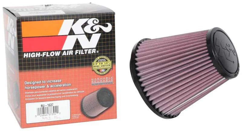 K&N Universal Clamp-On Air Filter 3-1/4in FLG / 5-3/4in B / 3-1/2in T / 5-7/16in H - Additional View 7
