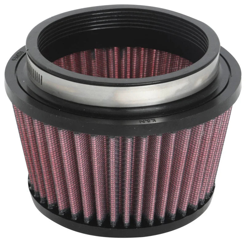 K&N Universal Clamp-On Air Filter 3-15/16in FLG / 5-1/2in B / 4-1/2in T / 3-1/4in H - Side View