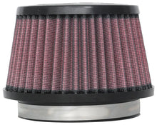 Load image into Gallery viewer, K&amp;N Universal Clamp-On Air Filter 3-15/16in FLG / 5-1/2in B / 4-1/2in T / 3-1/4in H - Installation View