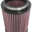 Load image into Gallery viewer, K&amp;N Universal Clamp-On Air Filter 3-15/16in FLG / 5-1/2in B / 4-1/2in T / 6in H - Side View