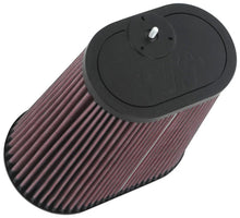 Load image into Gallery viewer, K&amp;N Universal Clamp-On Air Filter 3-1/8in Dual FLG  8-7/8in X 5-3/16 B 6-1/4in X 4IN T, 9inH W/STUD - Main Product View