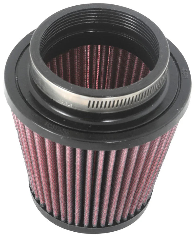 K&N Universal Clamp-On Air Filter 3-1/8in FLG / 4-15/16in B / 3-1/2in T / 4-3/8in H - Side View
