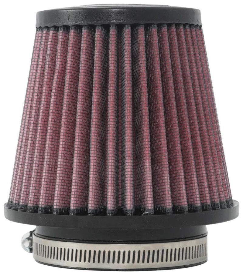K&N Universal Clamp-On Air Filter 3-1/8in FLG / 4-15/16in B / 3-1/2in T / 4-3/8in H - Installation View