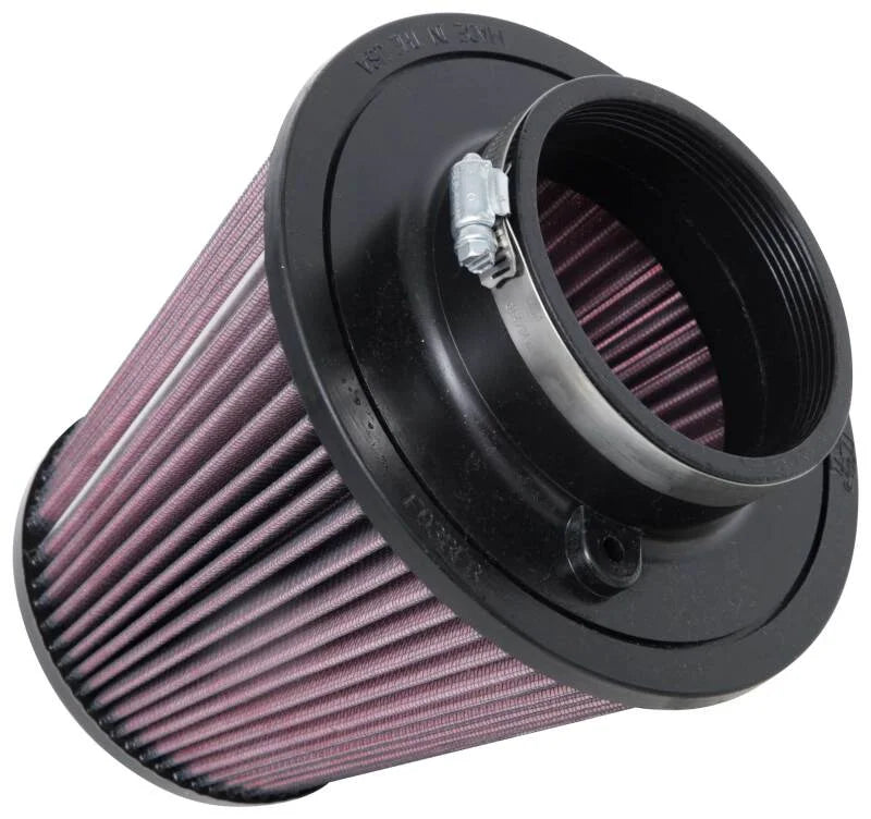 K&N Universal Clamp-On Air Filter 3-7/8in FLG / 7-1/2in B / 5in T / 7in H - Side View