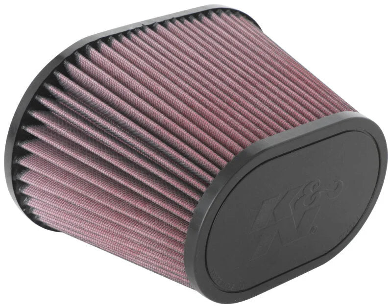 K&N Universal Clamp-On Air Filter 3.5in Flg ID x 8.5x5.25in B OD x 6.25x4in T OD x 5.5in H - Main Product View
