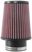 Load image into Gallery viewer, K&amp;N Universal Clamp-On Air Filter 3in FLG 5in B 4in T 6in H - Back View