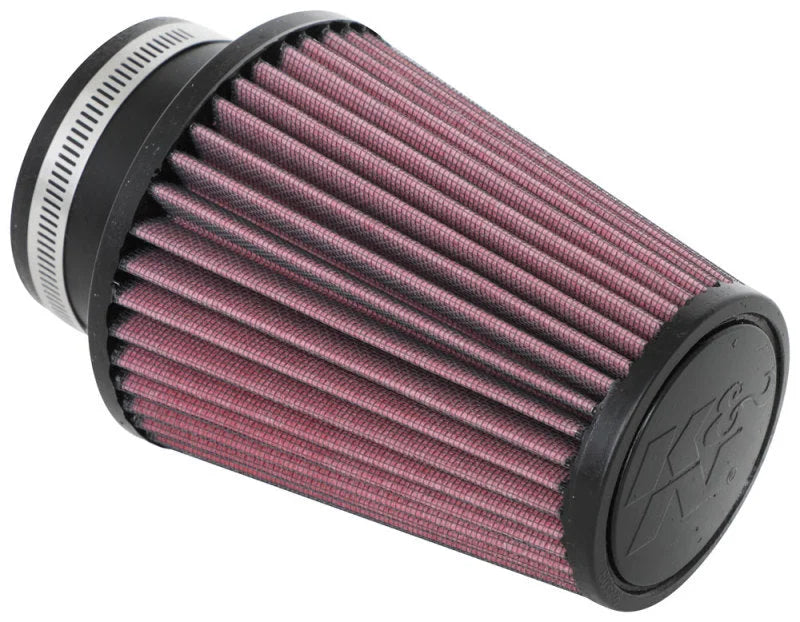 K&N Universal Clamp-On Air Filter 3in Flange ID x 5in Base OD x 3.5in Top OD x 6in Height - Main Product View