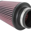 Load image into Gallery viewer, K&amp;N Universal Clamp-On Air Filter 3in Flange ID x 5in Base OD x 3.5in Top OD x 6in Height - Side View