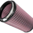 Load image into Gallery viewer, K&amp;N Universal Clamp-On Air Filter 4-1/2in FLG / 5-7/8in B / 4-1/2in T / 8-3/8in H - Side View