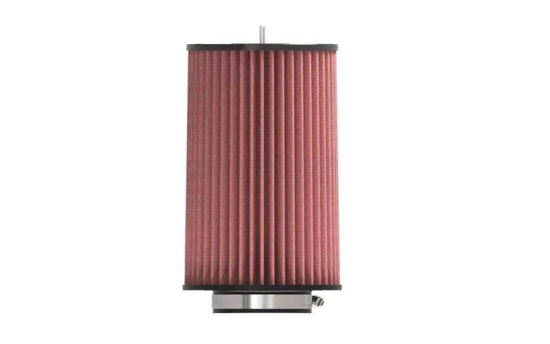K&N Universal Clamp-On Air Filter 4-1/8in FLG 7-3/8in B 7in T W/STUD 11-1/2in H - Installation View