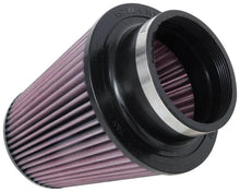 Load image into Gallery viewer, K&amp;N Universal Clamp-On Air Filter 4in FLG / 6-1/2in B / 4-1/2in T / 7in H - Side View