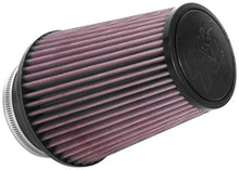 Load image into Gallery viewer, K&amp;N Universal Clamp-On Air Filter 4in FLG / 6in B / 4in T / 7in H - Main Product View