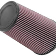 Load image into Gallery viewer, K&amp;N Universal Clamp-On Air Filter 5in FLG / 6-1/2in B / 4-3/8in T / 8-3/4in H - Back View
