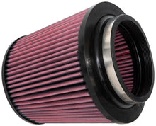 Load image into Gallery viewer, K&amp;N Universal Clamp-On Air Filter 5in Flange ID x 8in Base OD x 6.625in Top OD x 8.625in Height - Side View