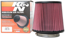 Load image into Gallery viewer, K&amp;N Universal Clamp-On Air Filter 5in Flange ID x 8in Base OD x 6.625in Top OD x 8.625in Height - Detail View