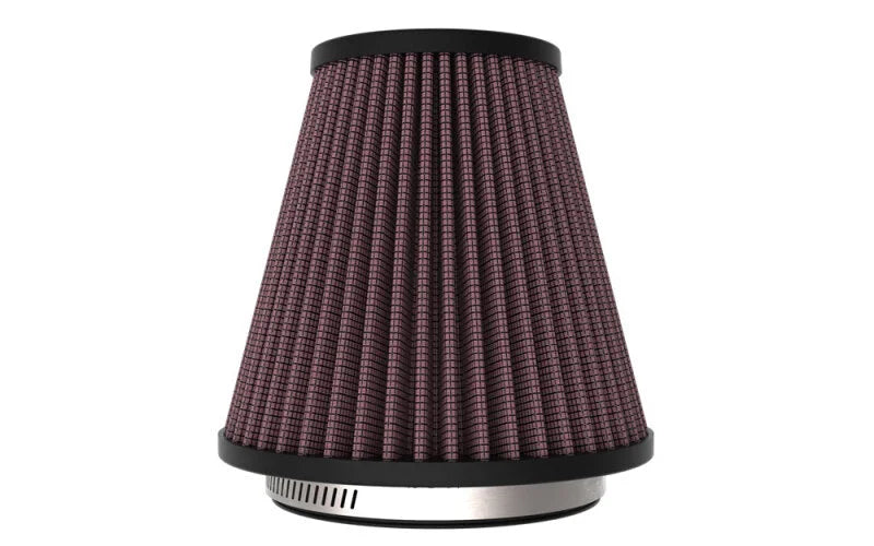 K&N Universal Clamp-On Air Filter 6in Base x 3.5in Top x 6.3125in H - Back View