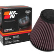 Load image into Gallery viewer, K&amp;N Universal Clamp-On Air Filter 6in Base x 3.5in Top x 6.3125in H - Installation View