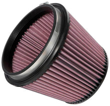 Load image into Gallery viewer, K&amp;N Universal Clamp-On Air Filter 6in FLG / 7-1/2in B / 5-7/8in T / 6in H - Side View