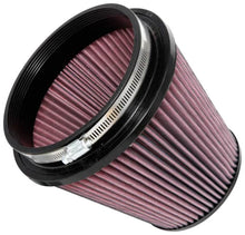Load image into Gallery viewer, K&amp;N Universal Clamp-On Air Filter 6in FLG / 7-1/2in B / 5in T / 6-1/2in H - Side View