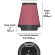 Load image into Gallery viewer, K&amp;N Universal Clamp-On Air Filter 6in FLG / 7-1/2in B / 5in T / 6-1/2in H - Additional View 11
