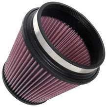 Load image into Gallery viewer, K&amp;N Universal Clamp-On Air Filter 6in FLG / 7-1/2in B / 5in T / 6in H - Back View