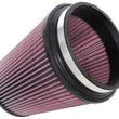Load image into Gallery viewer, K&amp;N Universal Clamp-On Air Filter 6in FLG / 7-1/2in B / 5in T / 8in H - Side View