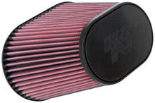 Load image into Gallery viewer, K&amp;N Universal Clamp-On Air Filter 7in x 5-3/16in Flange 10in x 6-1/4in B 6-3/4in x 4-1/2in T 8in H - Main Product View