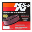Load image into Gallery viewer, K&amp;N Universal Custom Air Filter - Oval Shape 11.5in Outer Length / 8.125in Outer Width / 4in Height - Installation View