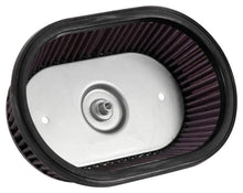 Load image into Gallery viewer, K&amp;N Universal Custom Air Filter - Oval Shape 9.313in OD / 2.375 Height - Side View