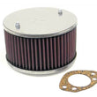 Load image into Gallery viewer, K&amp;N Universal Custom Air Filter - Round 1.625in Flange / 1.625in ID / 2.75in Overall Height - Main Product View
