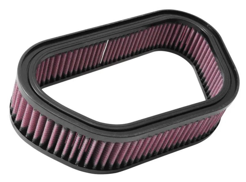 K&N Universal Custom Air Filter - Unique Shape 10.813in OD / 2.188in Height - Side View