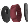 Load image into Gallery viewer, K&amp;N Universal Filter 2 1/16in Flange / 6in OD / 2in H / CR TP V - Back View