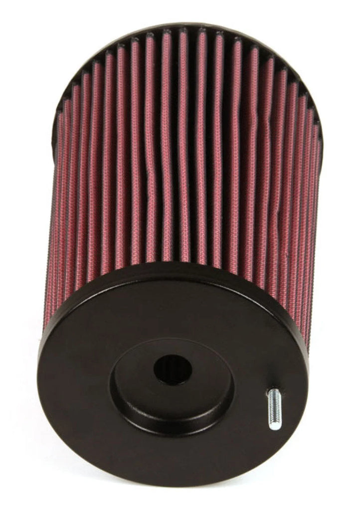 K&N Universal Filter Round Tapered 4in FlangeID / 6.625in Base OD / 5.25in Top OD / 9.5in Height - Installation View