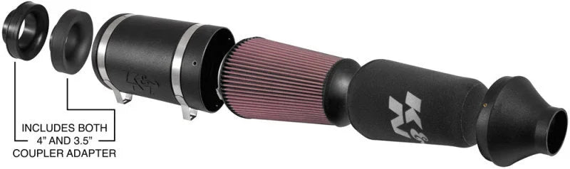 K&N Universal Off-Road Air Intake (Replaces 85-6853) - Additional View 8