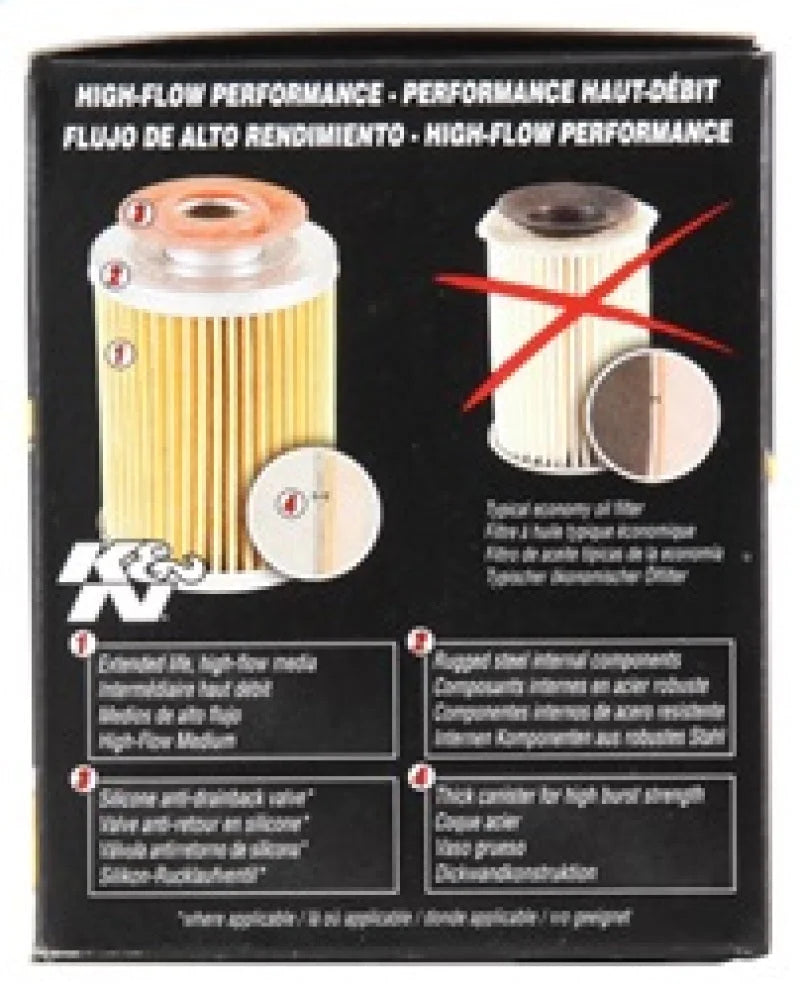 K&N Universal Performance Gold Oil Filter - Additional View 8